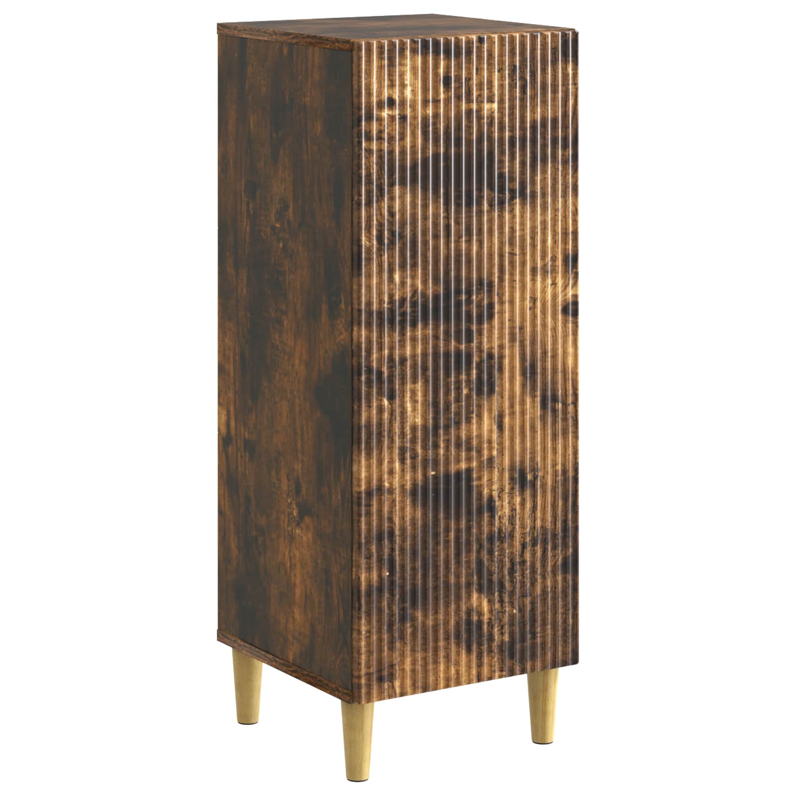Dressoir Gerookt eiken 33 x 34,5 x 90 cm Bewerkt hout
