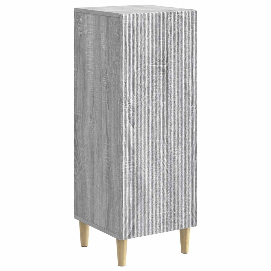 Dressoir Grijs sonoma 33 x 34,5 x 90 cm Bewerkt hout