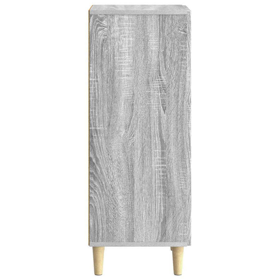 Dressoir Grijs sonoma 33 x 34,5 x 90 cm Bewerkt hout
