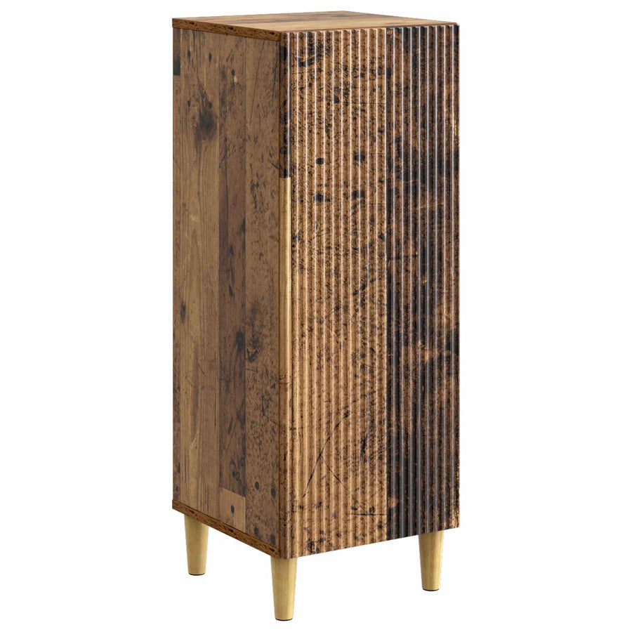 Dressoir Oud hout 33 x 34,5 x 90 cm Bewerkt hout