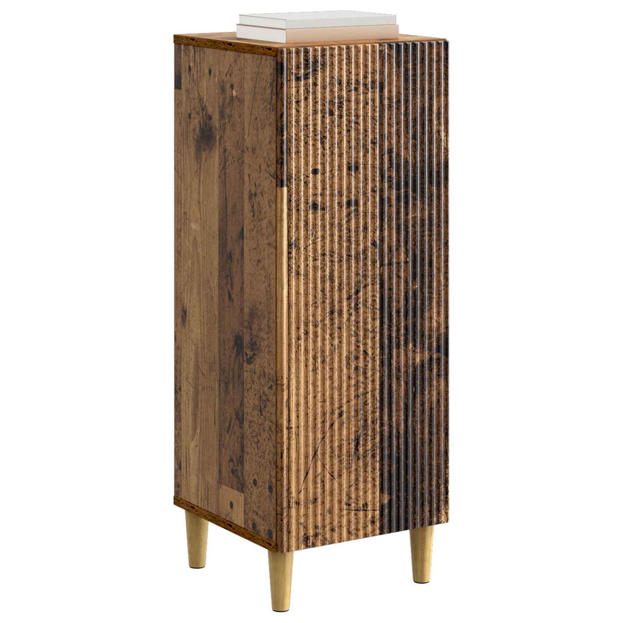 Dressoir Oud hout 33 x 34,5 x 90 cm Bewerkt hout
