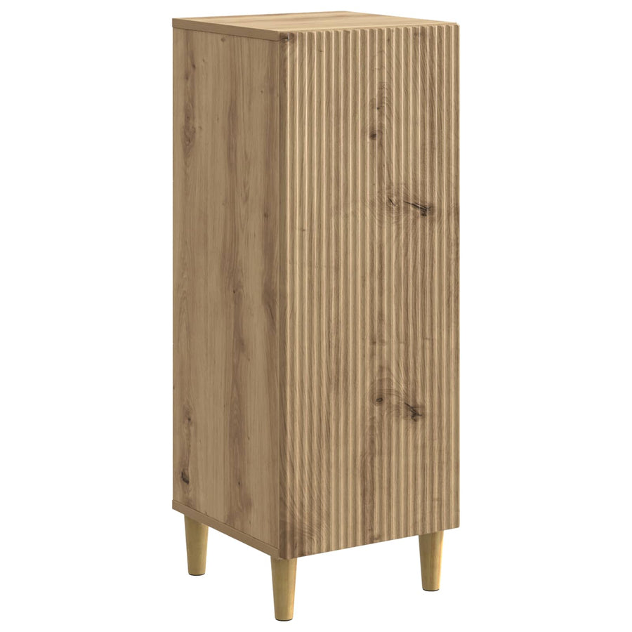 Dressoir Artisanaal eiken 33 x 34,5 x 90 cm Bewerkt hout