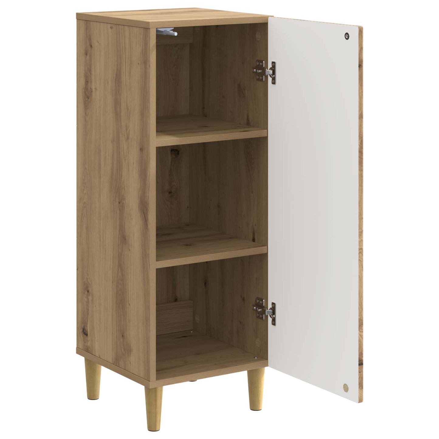 Dressoir Artisanaal eiken 33 x 34,5 x 90 cm Bewerkt hout
