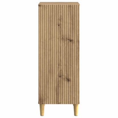 Dressoir Artisanaal eiken 33 x 34,5 x 90 cm Bewerkt hout