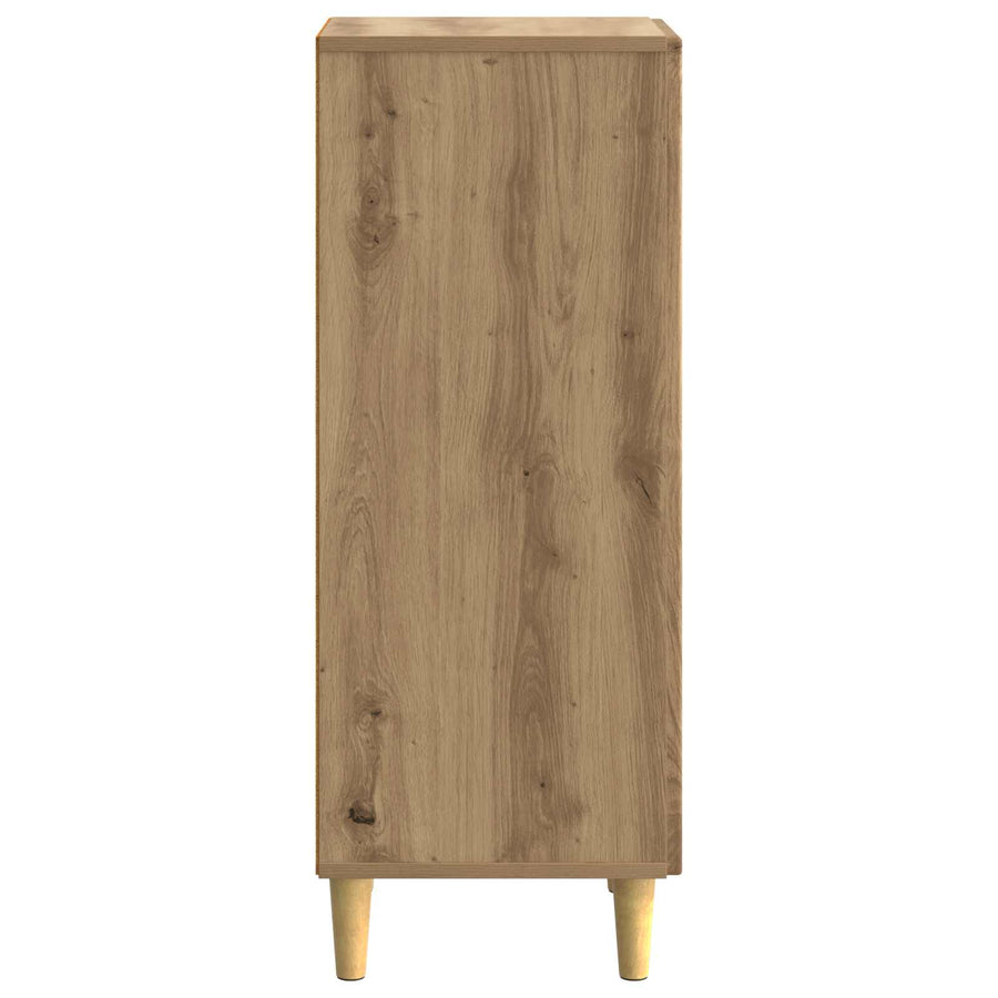 Dressoir Artisanaal eiken 33 x 34,5 x 90 cm Bewerkt hout