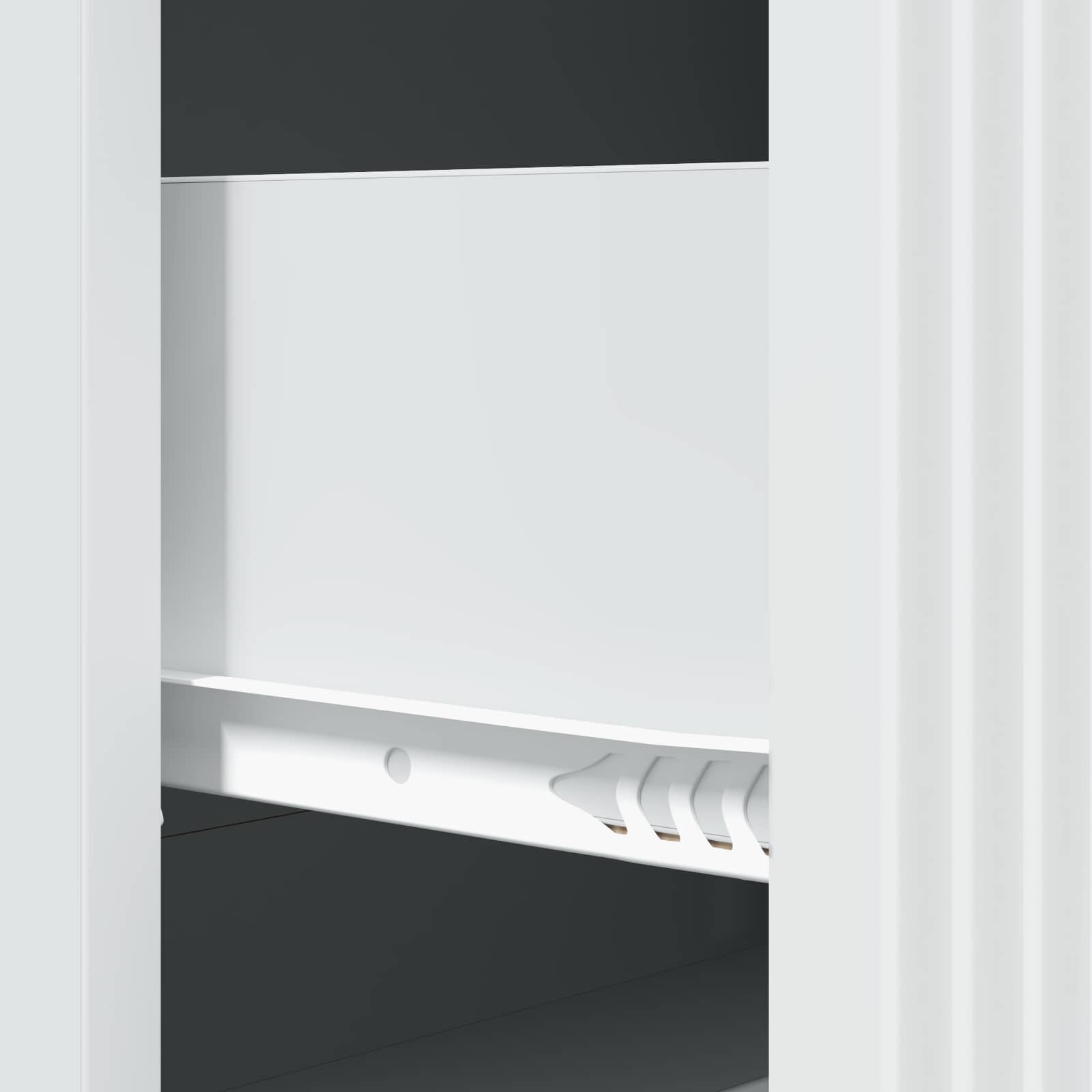 Ladenkast Wit 66 x 34,5 x 90 cm Bewerkt hout