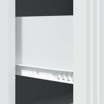 Ladenkast Wit 66 x 34,5 x 90 cm Bewerkt hout
