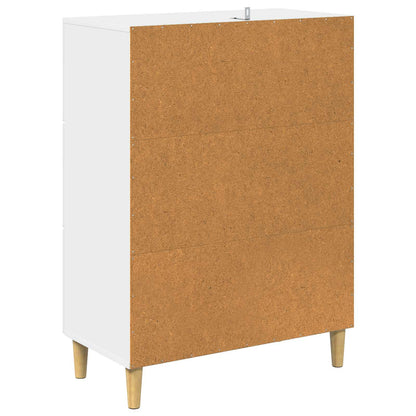 Ladenkast Wit 66 x 34,5 x 90 cm Bewerkt hout