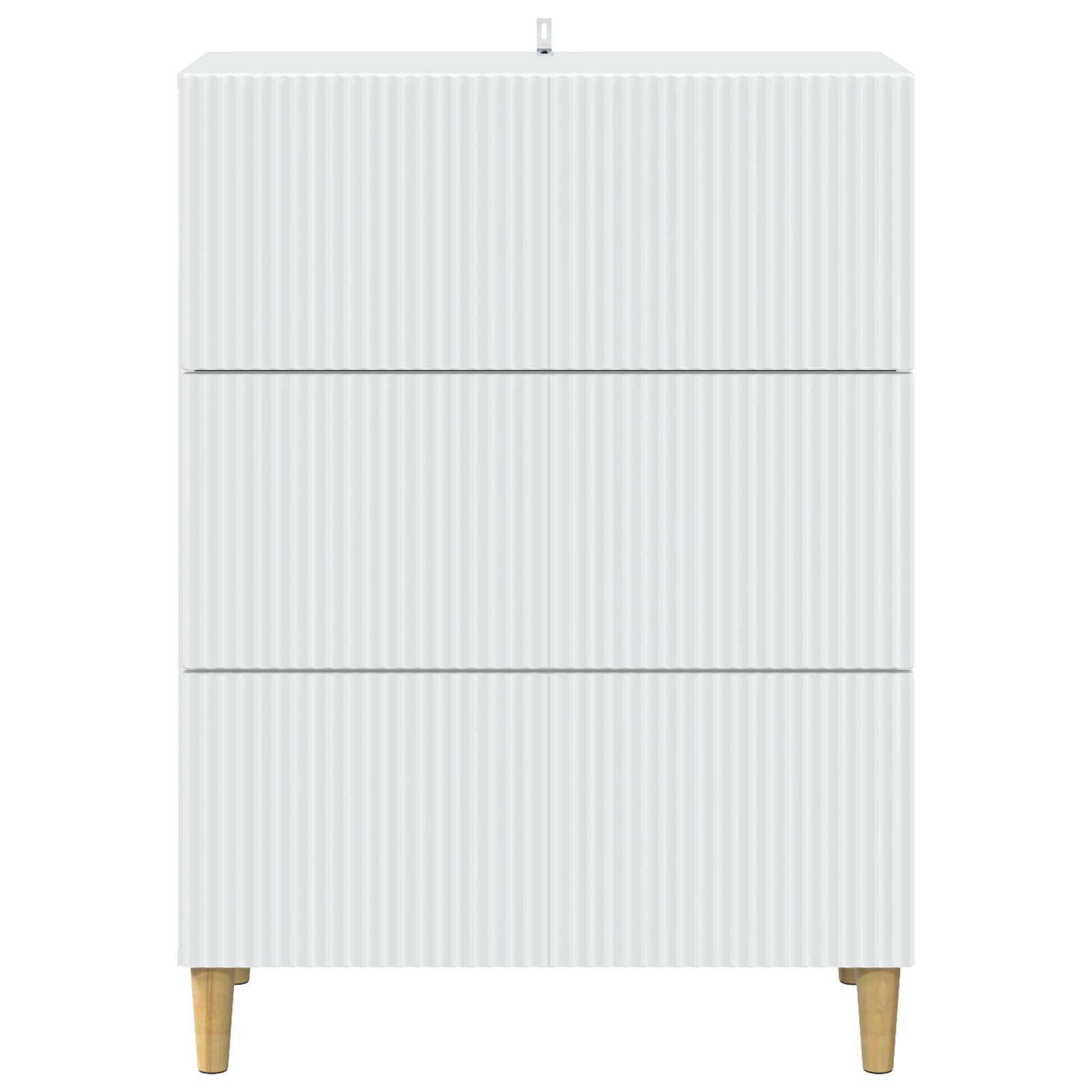 Ladenkast Wit 66 x 34,5 x 90 cm Bewerkt hout