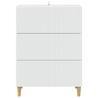Ladenkast Wit 66 x 34,5 x 90 cm Bewerkt hout
