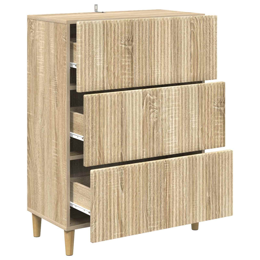 Ladenkast Sonoma Eiken 66 x 34,5 x 90 cm Bewerkt hout