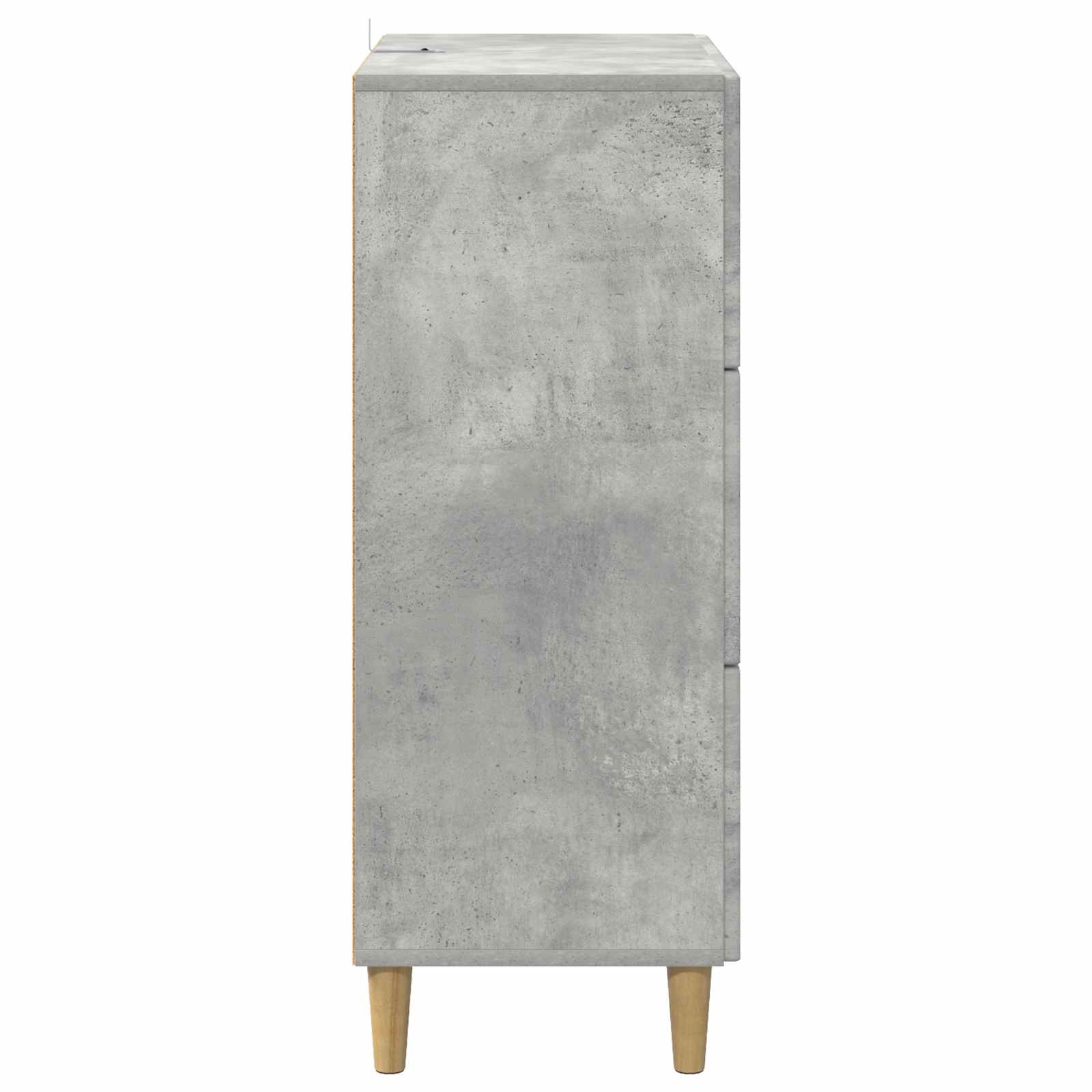 Ladenkast Betongrijs 66 x 34,5 x 90 cm Bewerkt hout