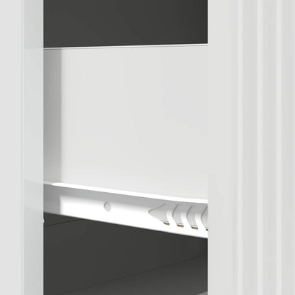 Ladenkast Hoogglans Wit 66 x 34,5 x 90 cm Bewerkt hout
