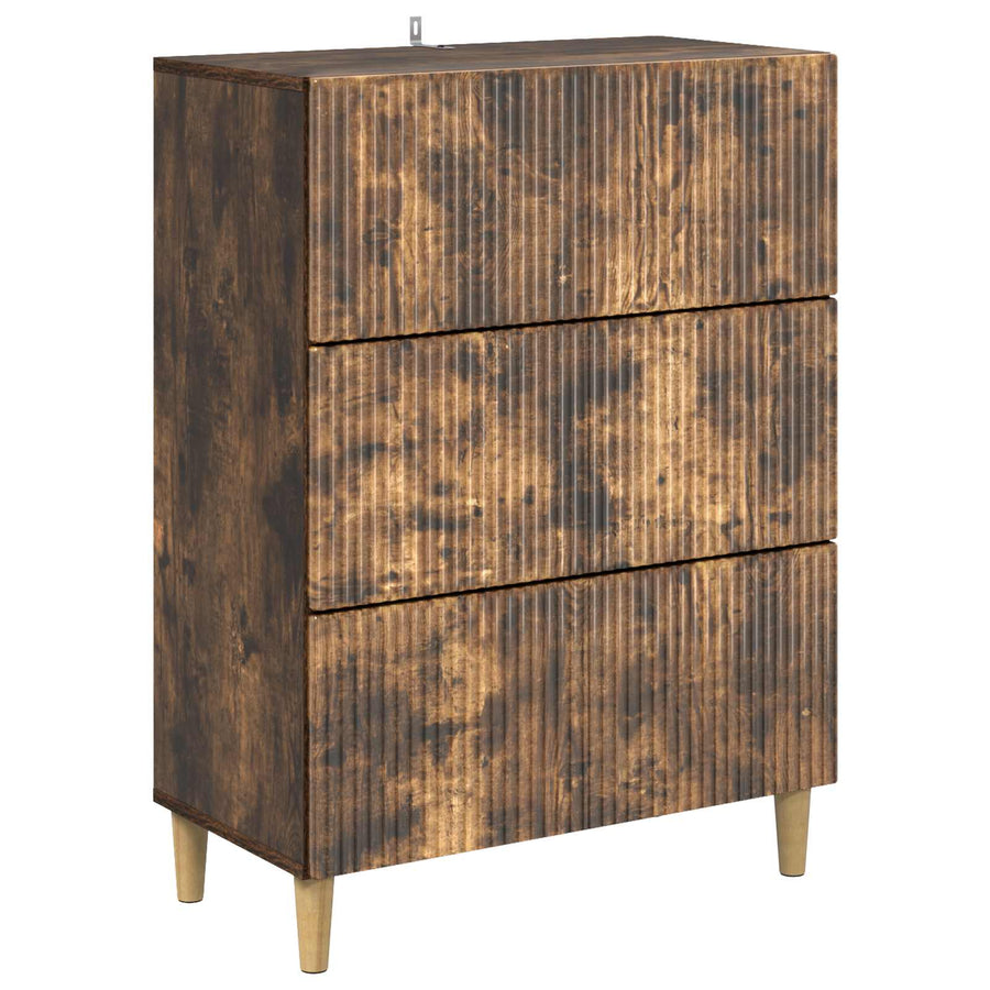 Ladenkast Gerookt eiken 66 x 34,5 x 90 cm Bewerkt hout