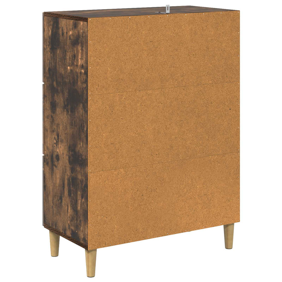 Ladenkast Gerookt eiken 66 x 34,5 x 90 cm Bewerkt hout