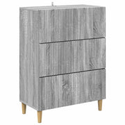 Ladekast 66x34,5x90 cm grijs sonoma bewerkt hout