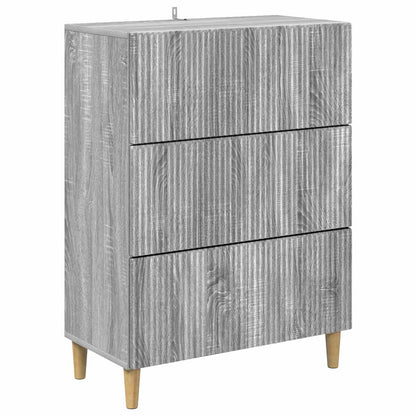 Ladenkast Grijs sonoma 66 x 34,5 x 90 cm Bewerkt hout