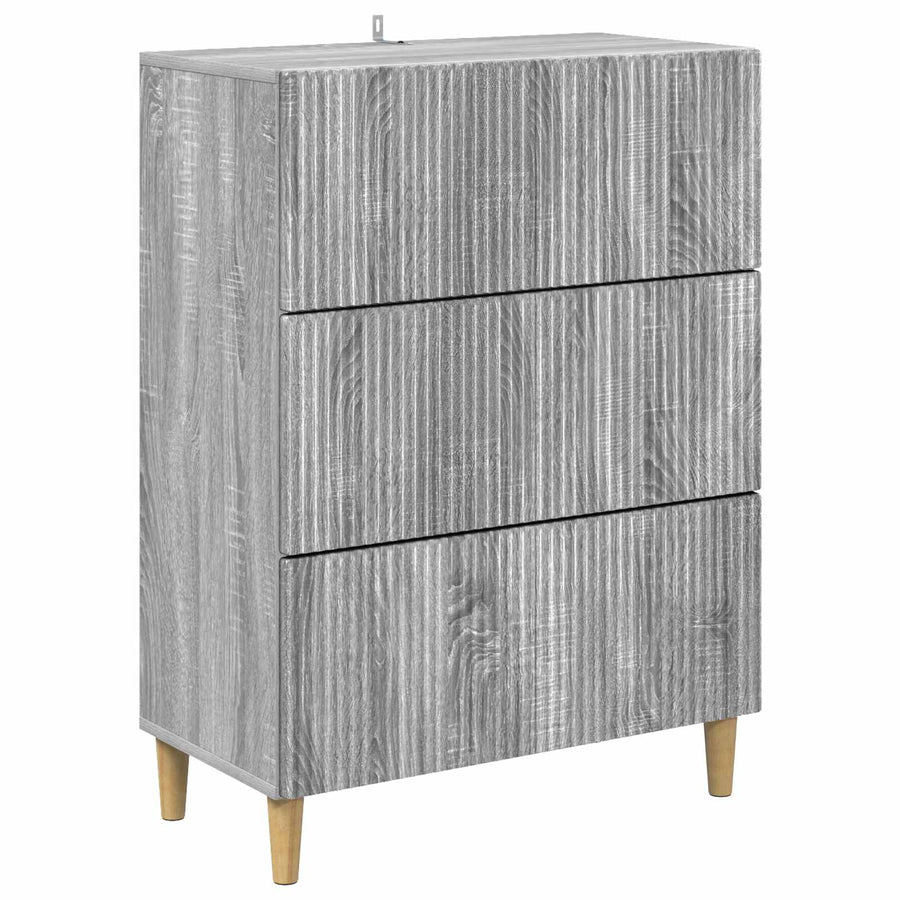 Ladenkast Grijs sonoma 66 x 34,5 x 90 cm Bewerkt hout