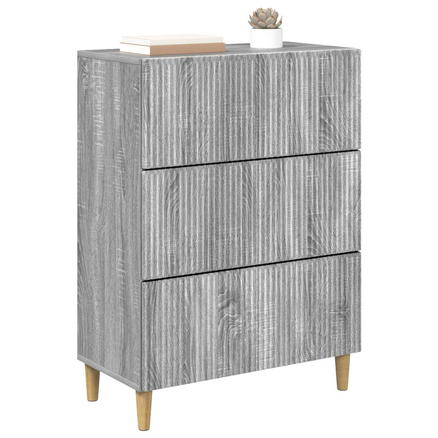Ladenkast Grijs sonoma 66 x 34,5 x 90 cm Bewerkt hout