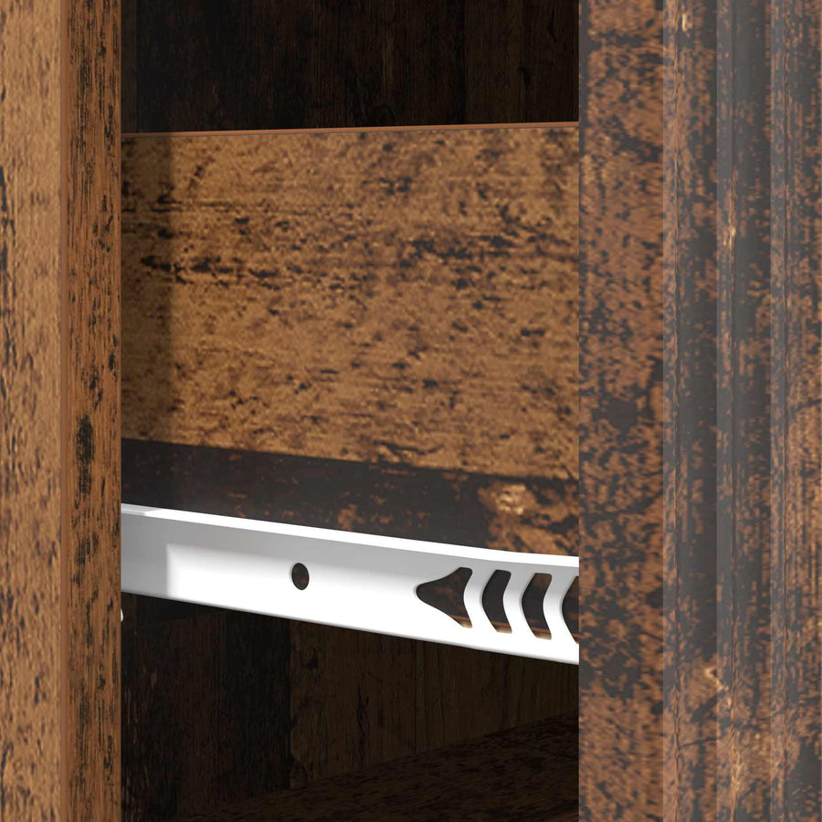 Ladenkast Oud hout 66 x 34,5 x 90 cm Bewerkt hout