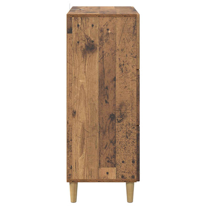 Ladenkast Oud hout 66 x 34,5 x 90 cm Bewerkt hout