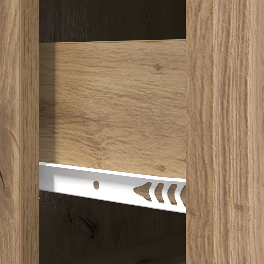 Ladenkast Artisanaal eiken 66 x 34,5 x 90 cm Bewerkt hout