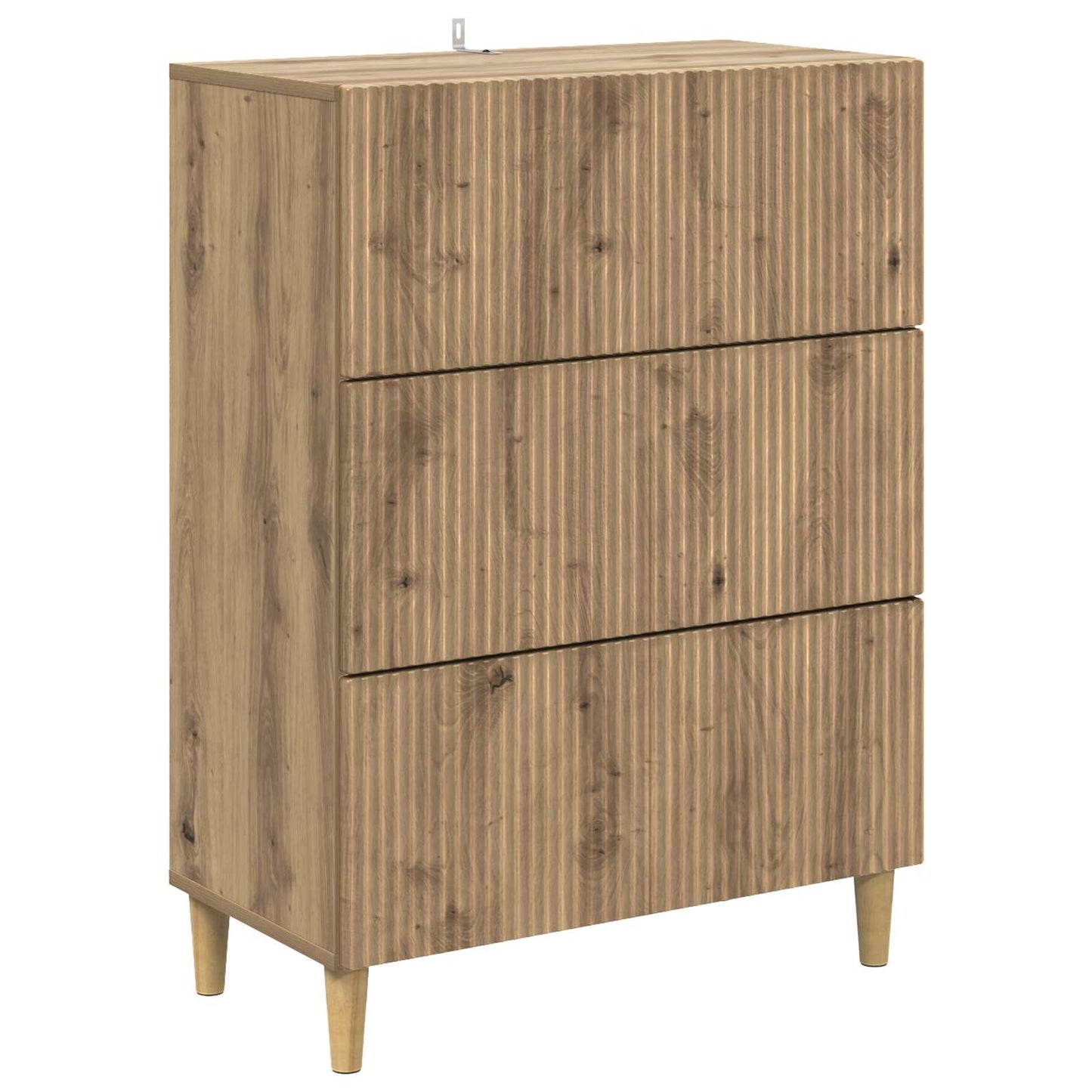 Ladenkast Artisanaal eiken 66 x 34,5 x 90 cm Bewerkt hout