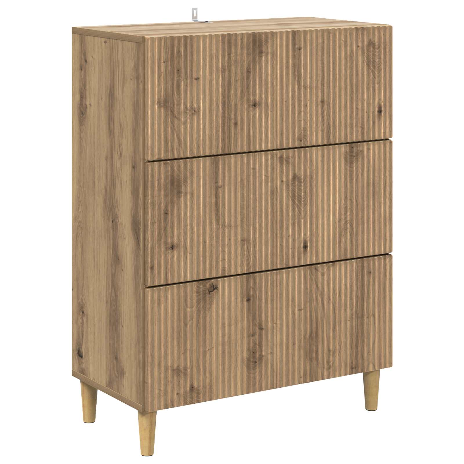 Ladenkast Artisanaal eiken 66 x 34,5 x 90 cm Bewerkt hout