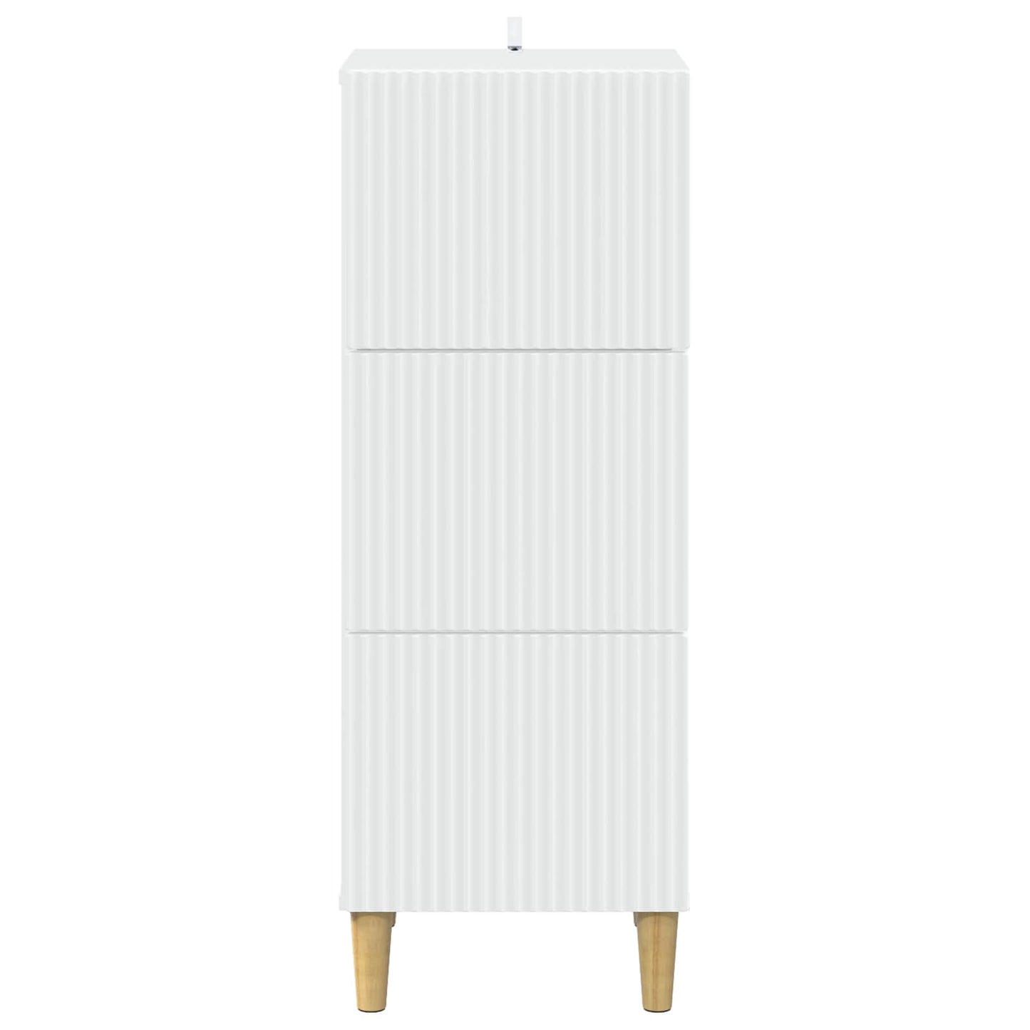 Ladenkast Wit 33 x 34,5 x 90 cm Bewerkt hout