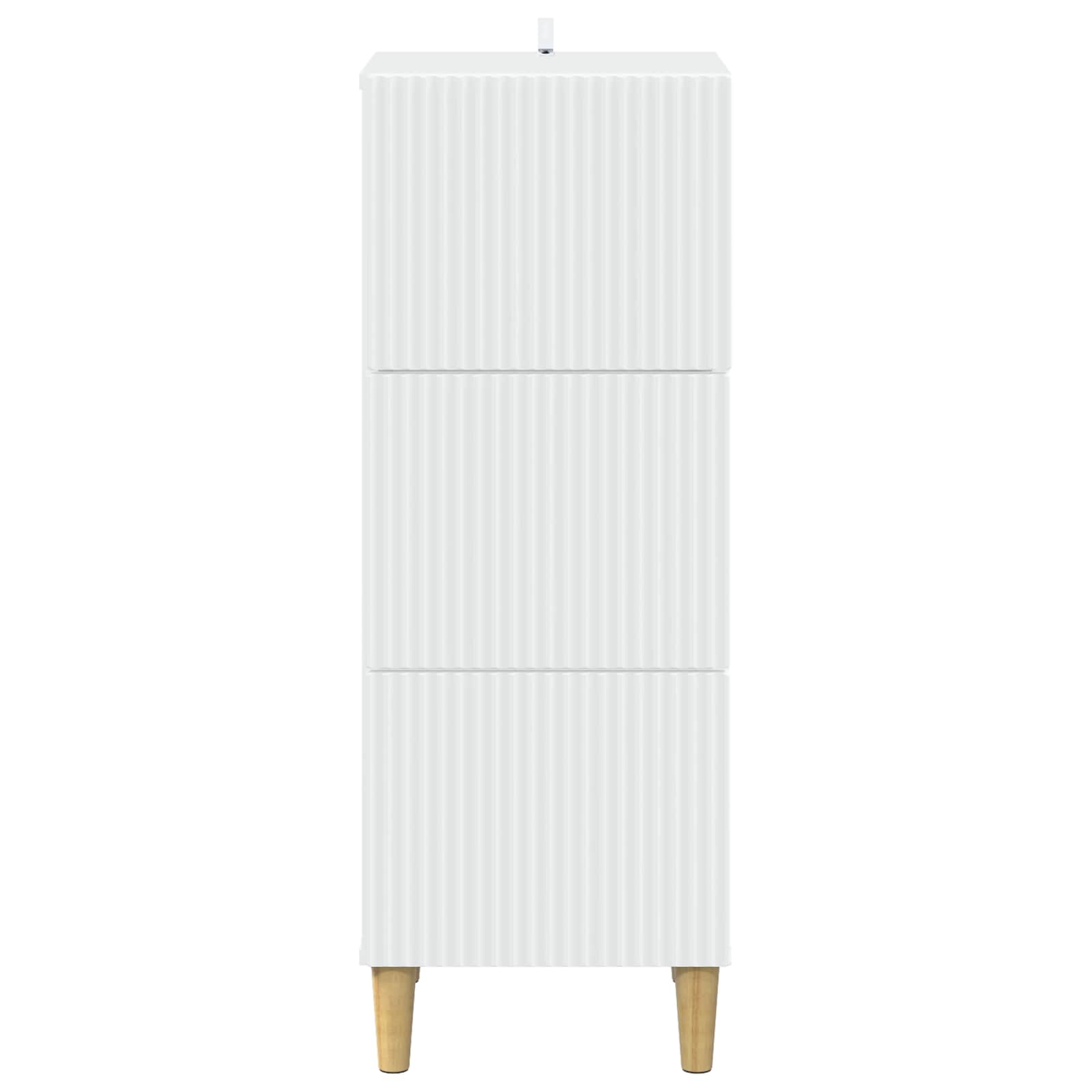 Ladenkast Wit 33 x 34,5 x 90 cm Bewerkt hout