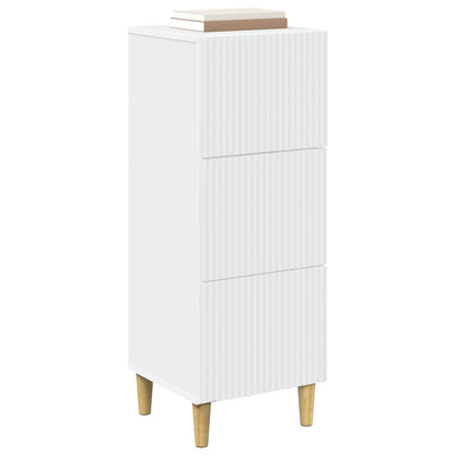 Ladenkast Wit 33 x 34,5 x 90 cm Bewerkt hout