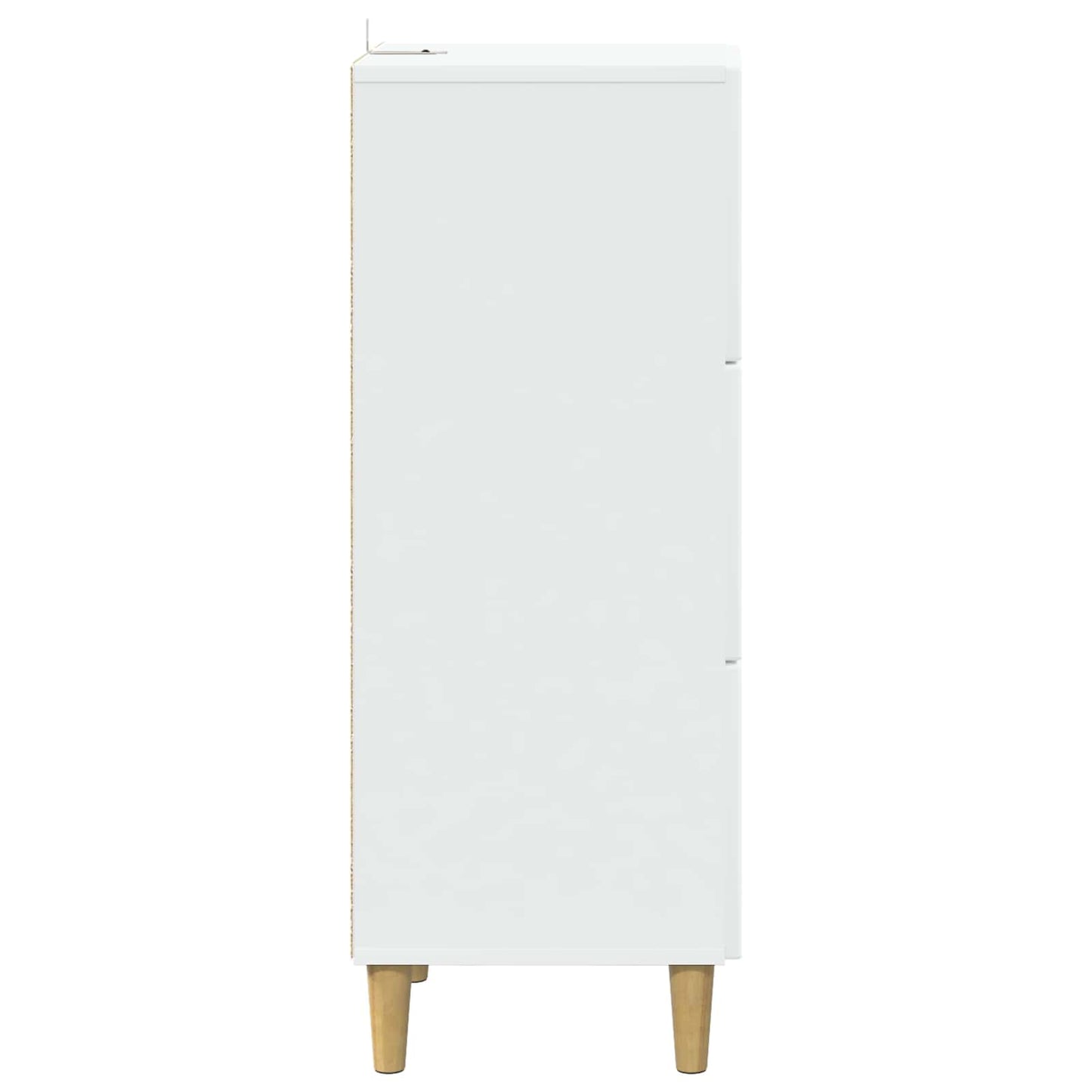 Ladenkast Wit 33 x 34,5 x 90 cm Bewerkt hout