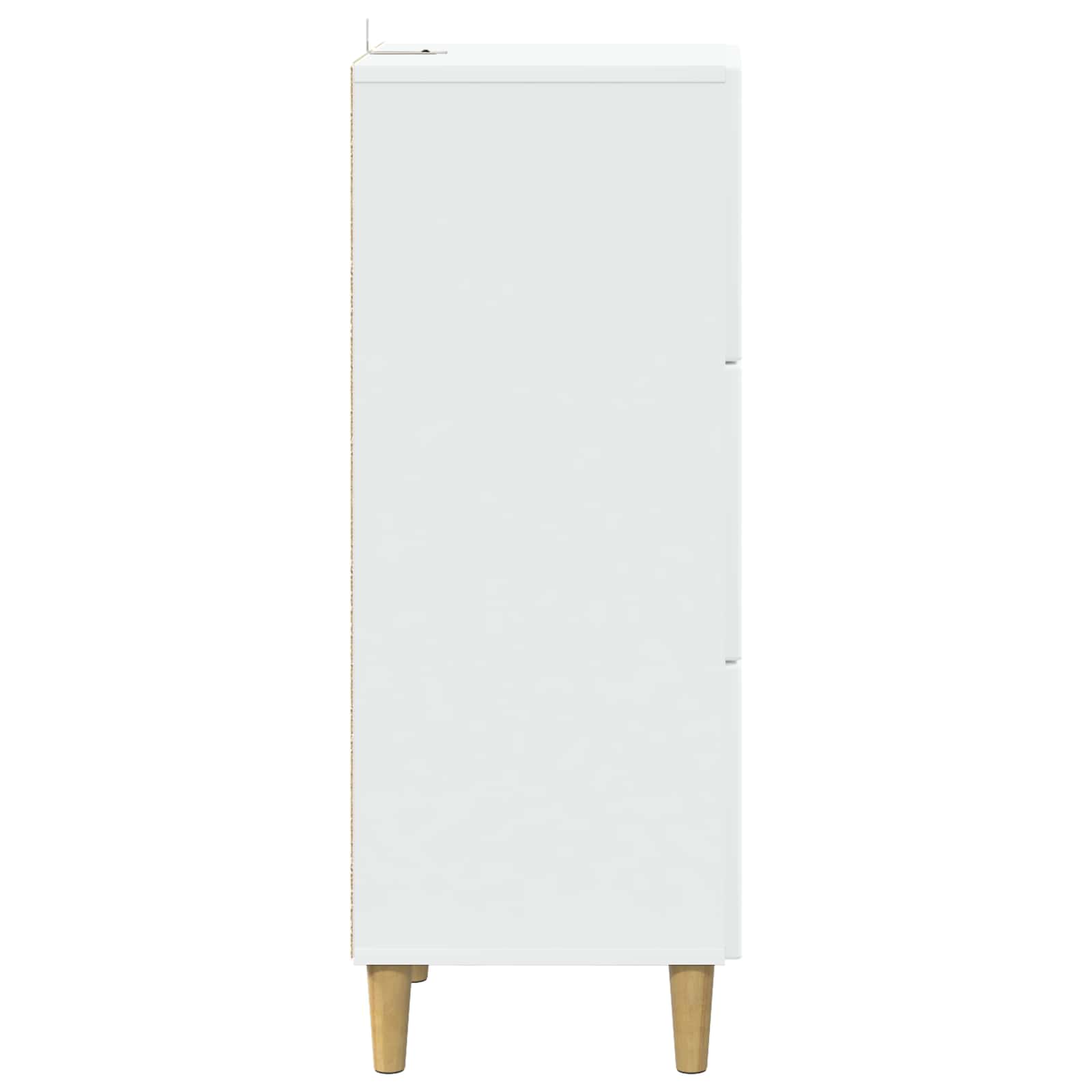 Ladenkast Wit 33 x 34,5 x 90 cm Bewerkt hout