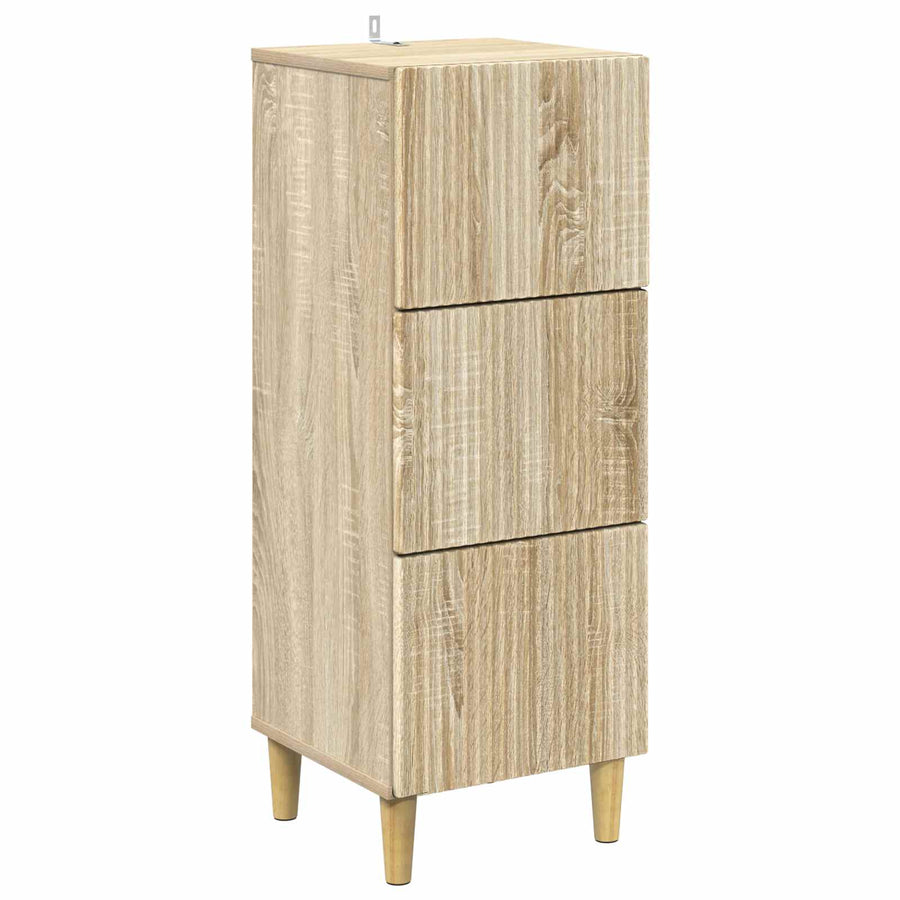 Ladenkast Sonoma Eiken 33 x 34,5 x 90 cm Bewerkt hout