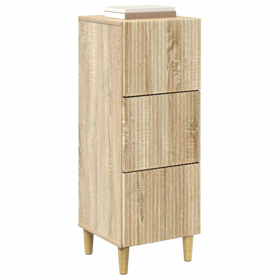 Ladenkast Sonoma Eiken 33 x 34,5 x 90 cm Bewerkt hout