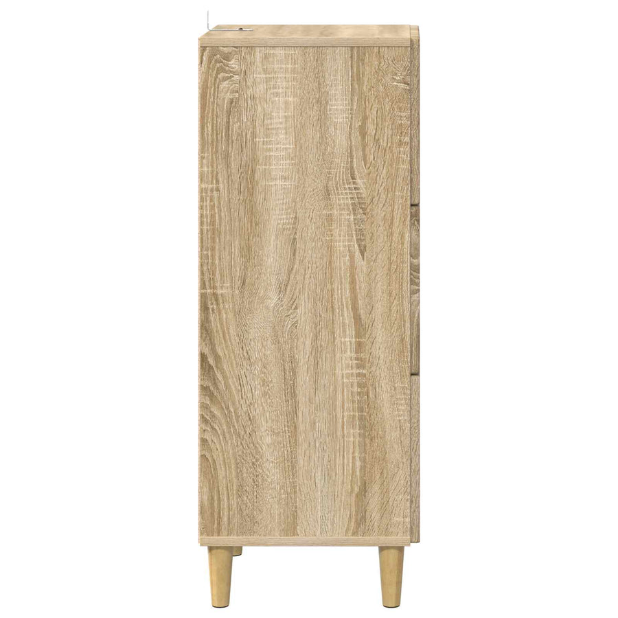Ladenkast Sonoma Eiken 33 x 34,5 x 90 cm Bewerkt hout