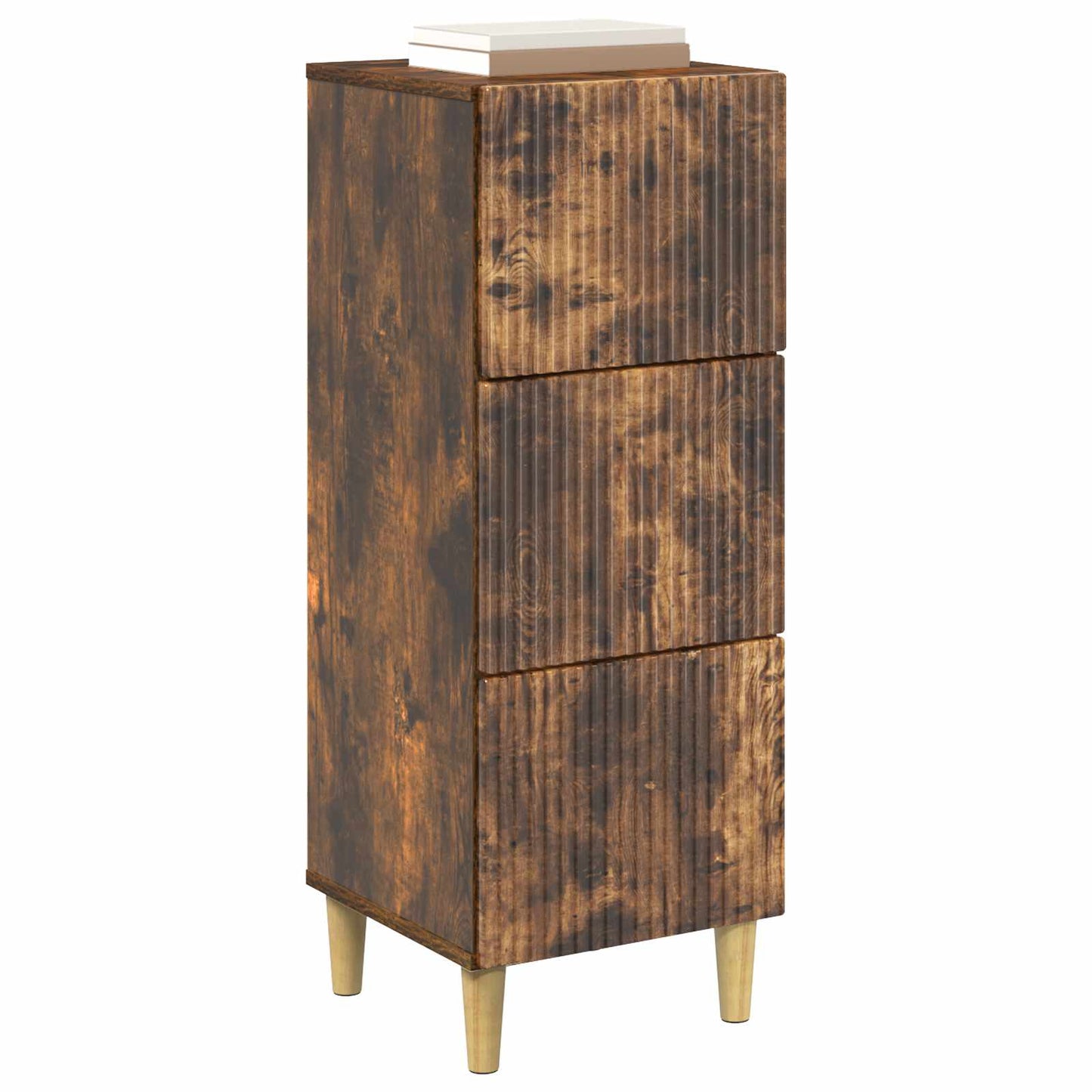 Ladenkast Gerookt eiken 33 x 34,5 x 90 cm Bewerkt hout