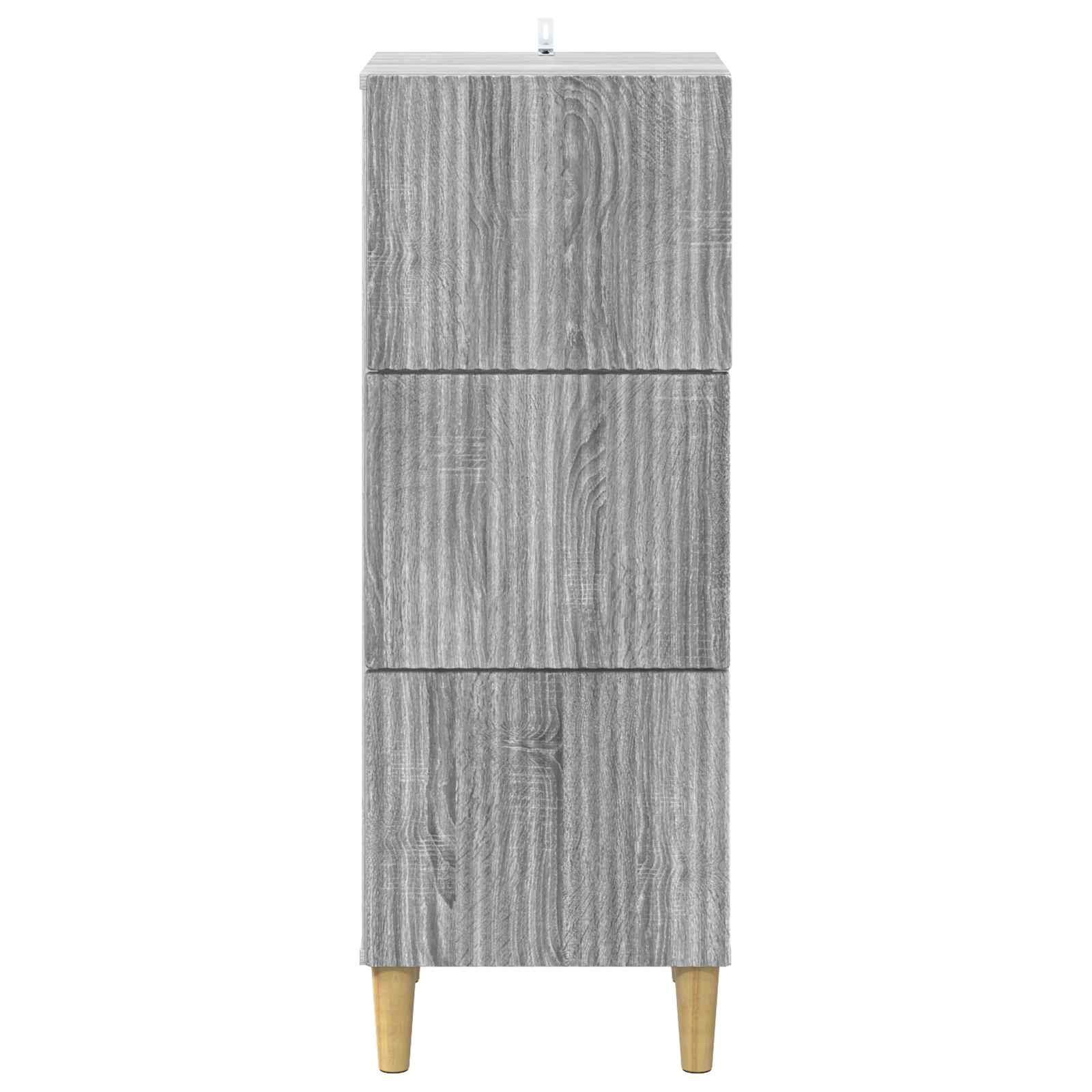Ladenkast Grijs sonoma 33 x 34,5 x 90 cm Bewerkt hout