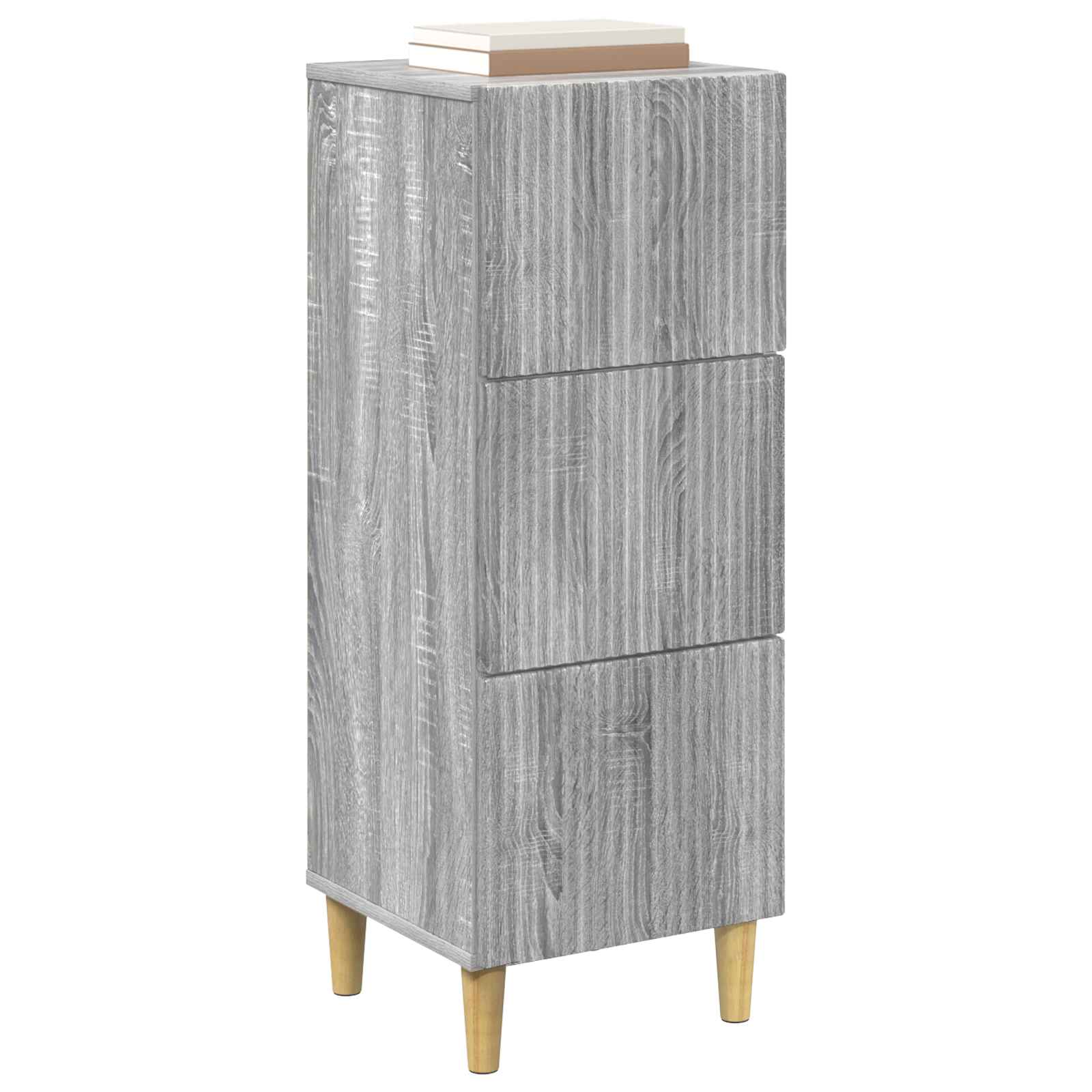 Ladenkast Grijs sonoma 33 x 34,5 x 90 cm Bewerkt hout