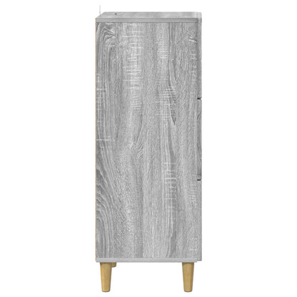 Ladenkast Grijs sonoma 33 x 34,5 x 90 cm Bewerkt hout