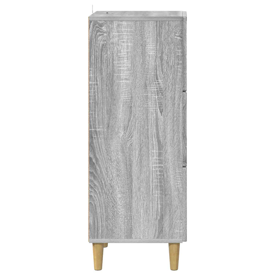 Ladenkast Grijs sonoma 33 x 34,5 x 90 cm Bewerkt hout