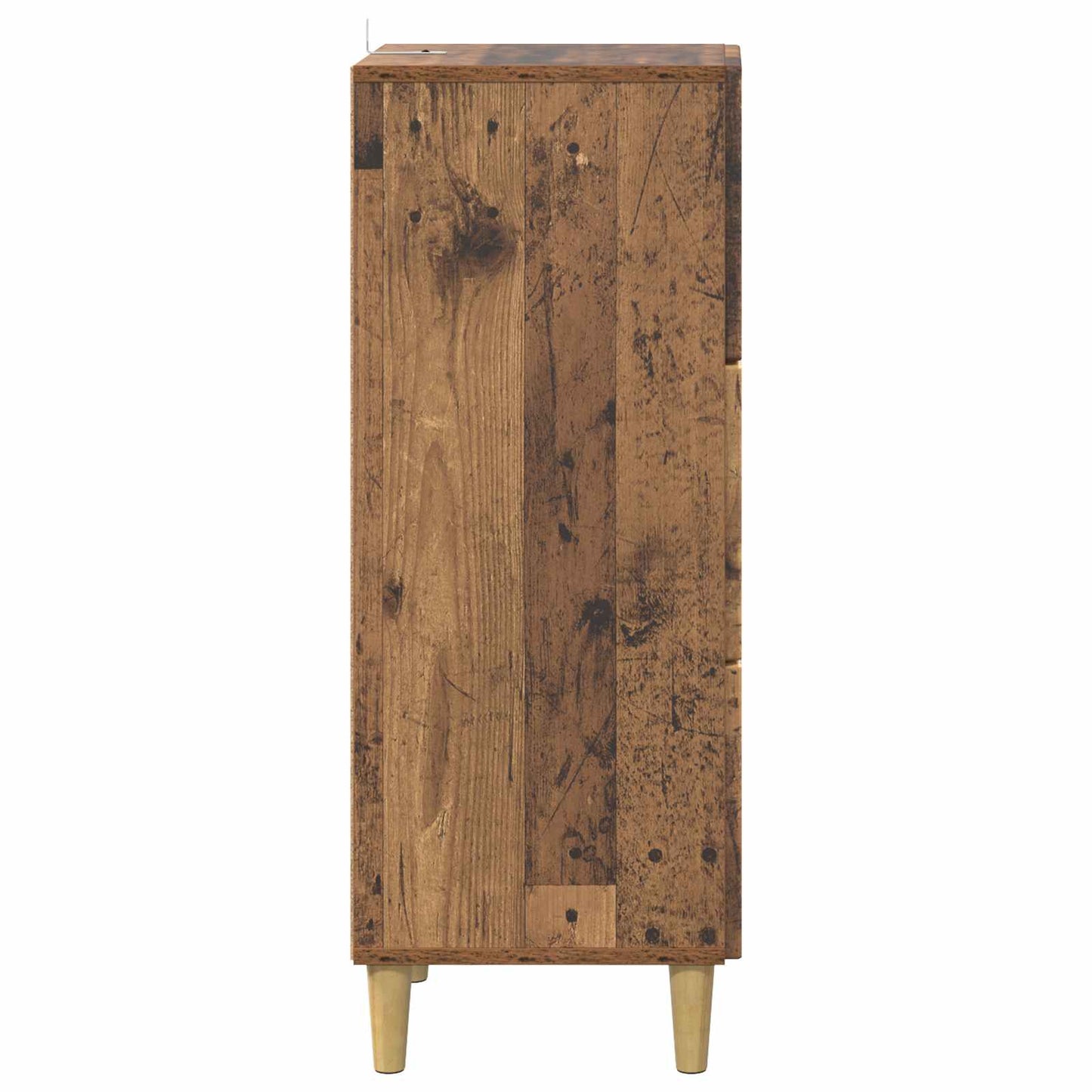 Ladenkast Oud hout 33 x 34,5 x 90 cm Bewerkt hout