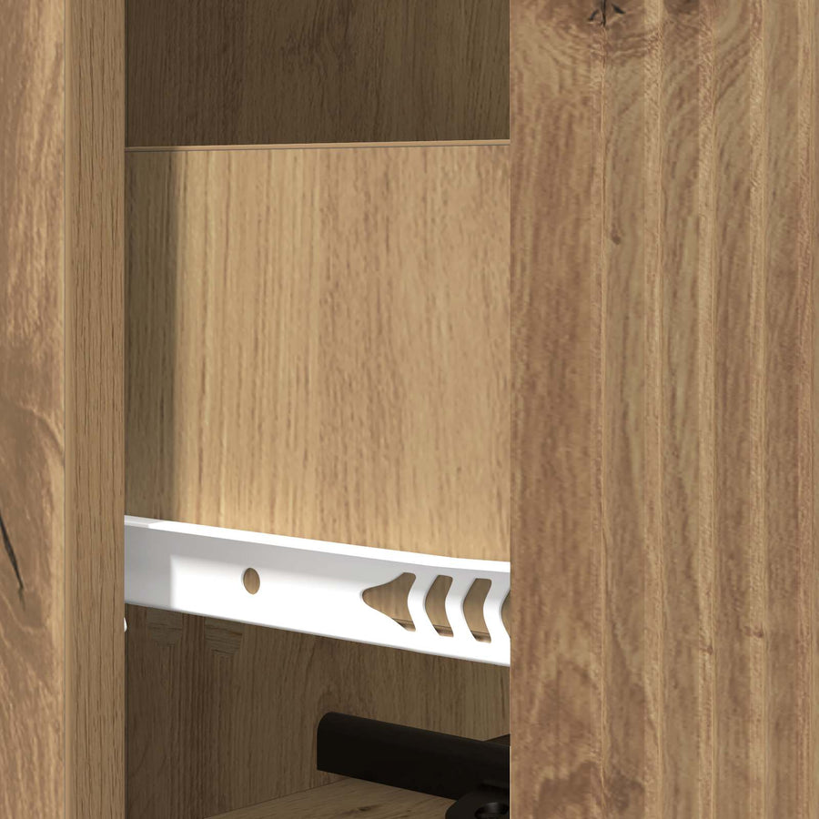 Ladenkast Artisanaal eiken 33 x 34,5 x 90 cm Bewerkt hout