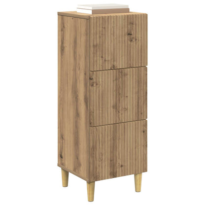 Ladenkast Artisanaal eiken 33 x 34,5 x 90 cm Bewerkt hout