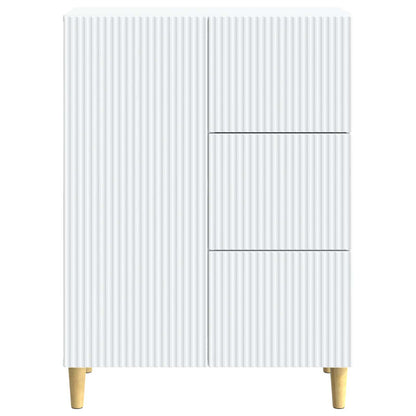 Dressoir met lade Wit 66 x 34,5 x 90 cm Bewerkt hout