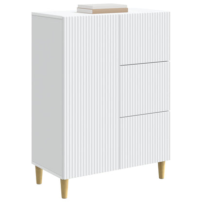 Dressoir met lade Wit 66 x 34,5 x 90 cm Bewerkt hout