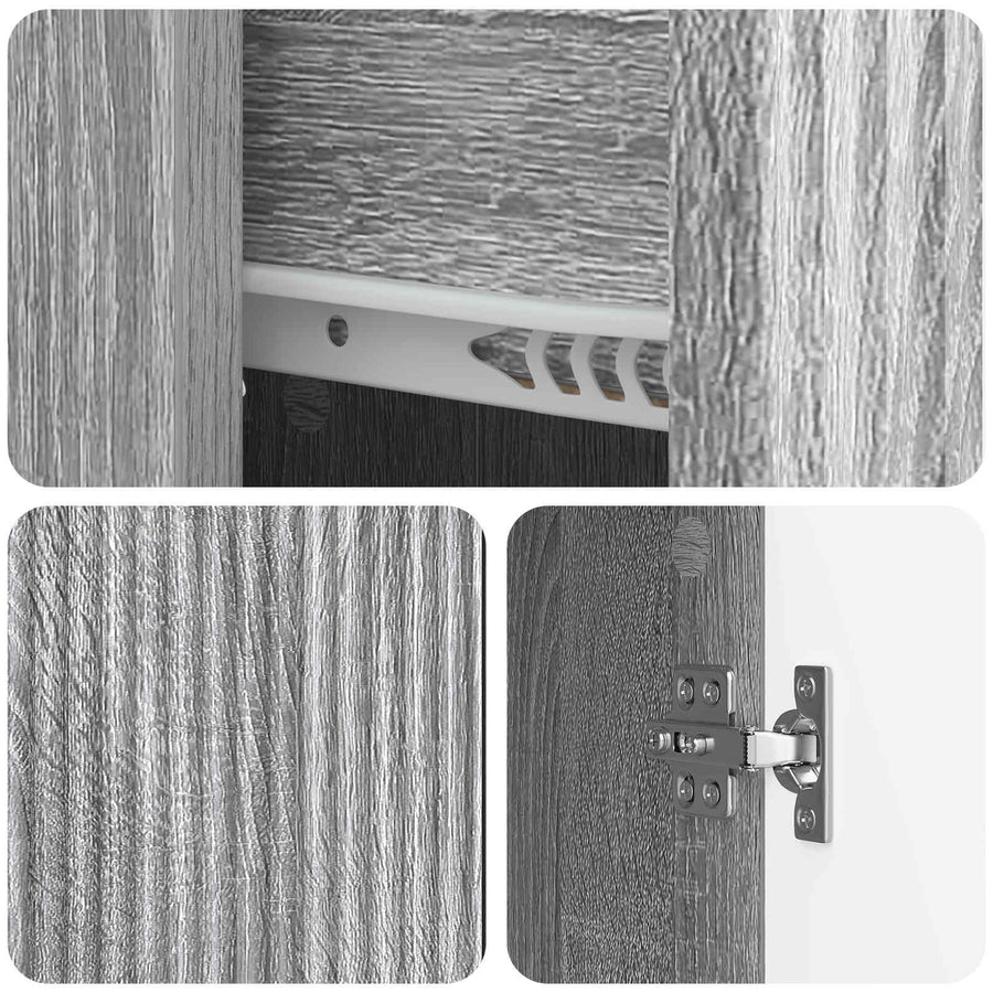 Dressoir met lade Grijs sonoma 66 x 34,5 x 90 cm Bewerkt hout