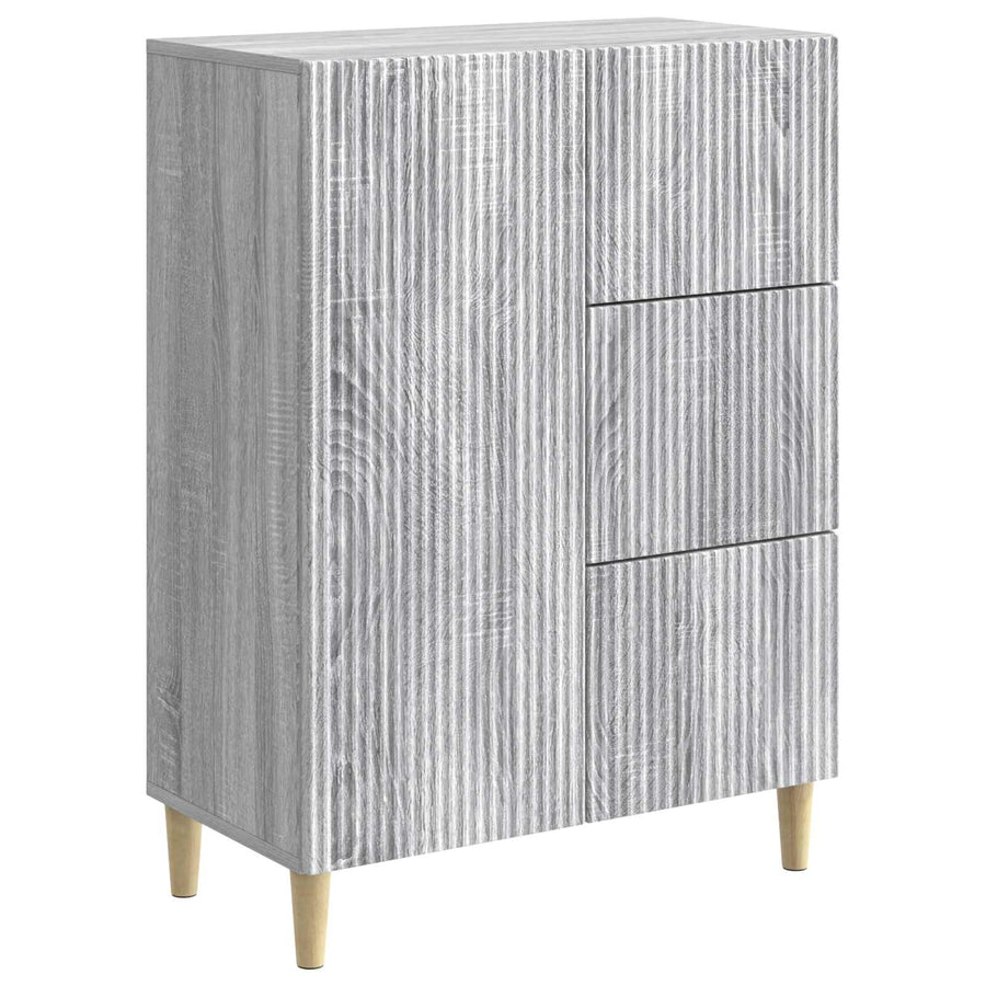 Dressoir met lade Grijs sonoma 66 x 34,5 x 90 cm Bewerkt hout