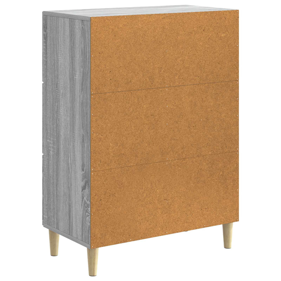 Dressoir met lade Grijs sonoma 66 x 34,5 x 90 cm Bewerkt hout