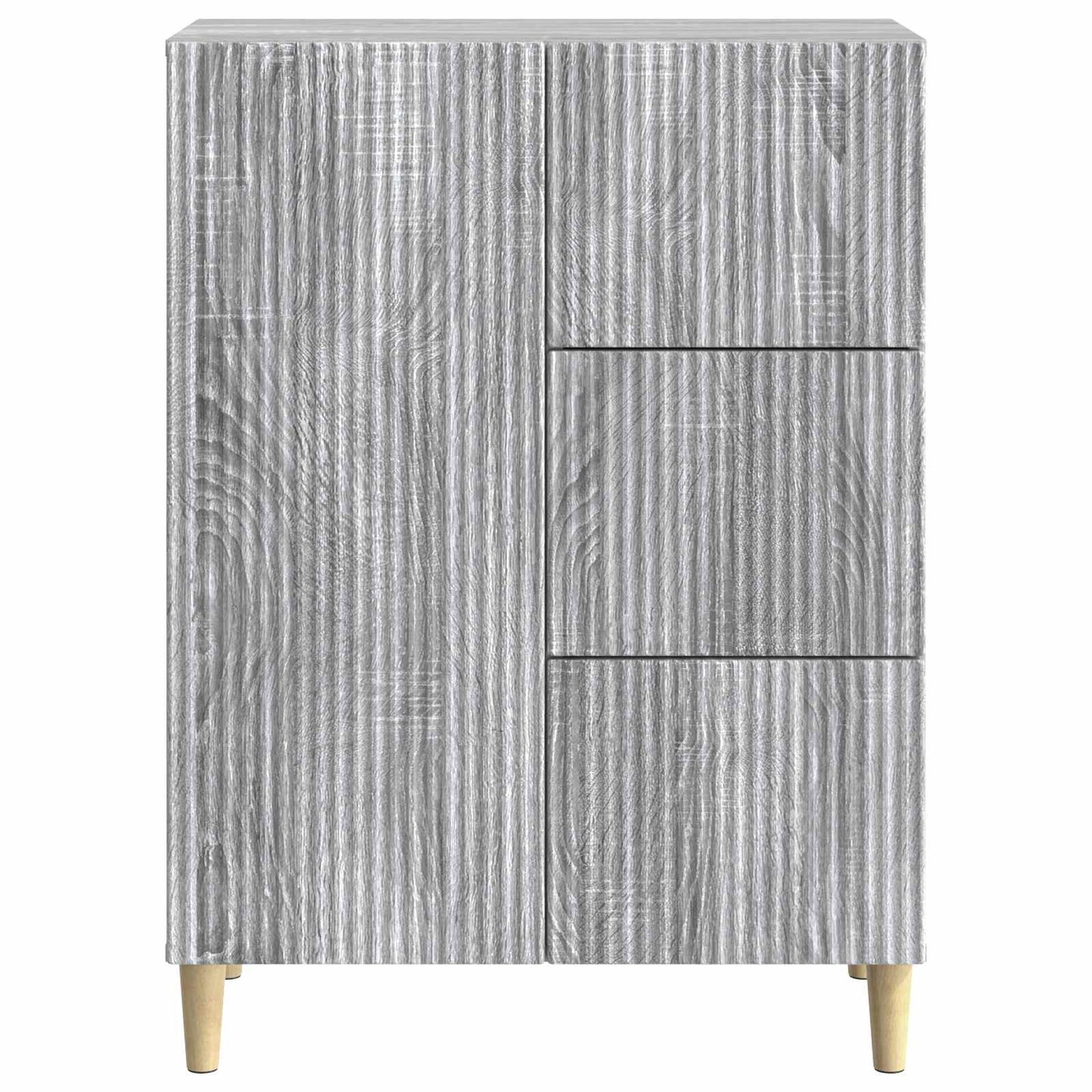 Dressoir met lade Grijs sonoma 66 x 34,5 x 90 cm Bewerkt hout